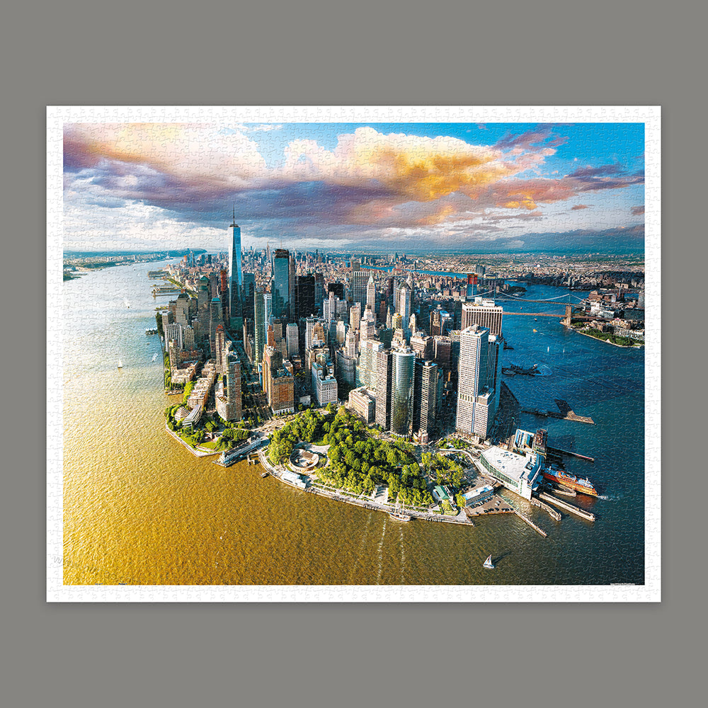 Aerial Photography - New York City, USA - 2000 Piece Jigsaw Puzzle