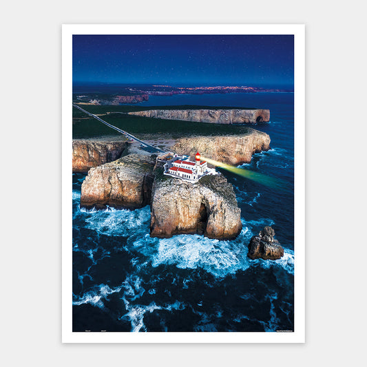 Aerial Photography - Ponta da Piedade Lighthouse, Portugal - 1200 Piece Jigsaw Puzzle