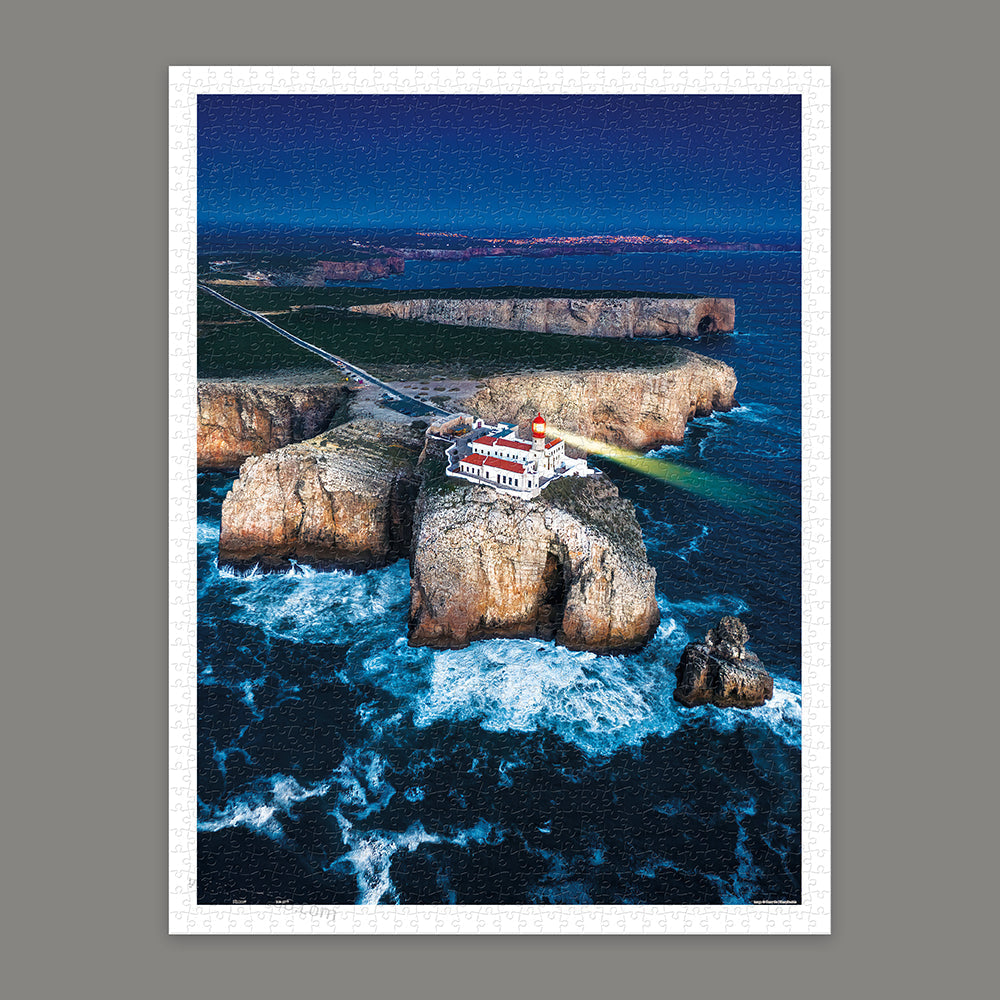 Aerial Photography - Ponta da Piedade Lighthouse, Portugal - 1200 Piece Jigsaw Puzzle