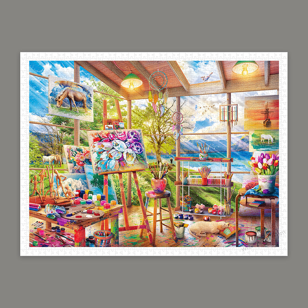 Artists Studio - 1200 Piece Jigsaw Puzzle