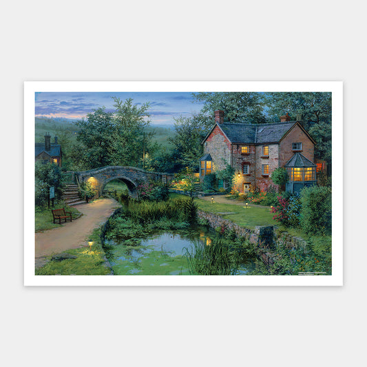 Old House by The Pond - 1000 Piece Jigsaw Puzzle