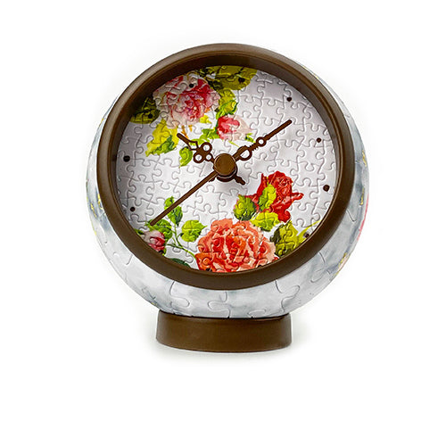 Fragrant Flowers and Singing Birds - 3D Puzzle Clock Jigsaw Puzzle