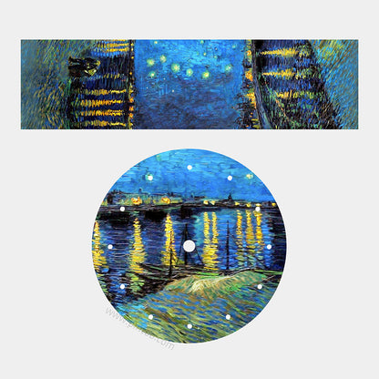 Starry Night Over the Rhone, 1888 - 3D Puzzle Clock Jigsaw Puzzle