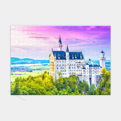 Neuschwanstein Castle, Germany - 368 Piece XS Jigsaw Puzzle