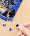 Beautiful Dusk in French Alps Resort - 368 Piece XS Jigsaw Puzzle