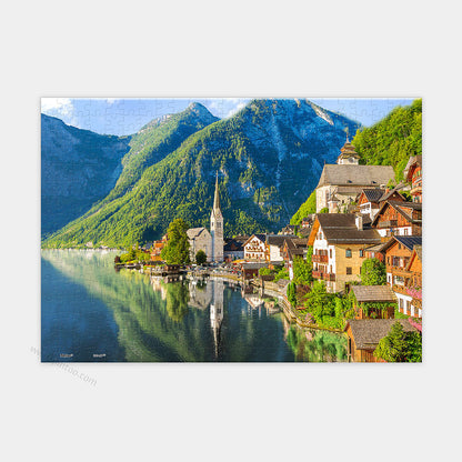 Lakeside Village of Hallstatt, Austria - 368 Piece XS Jigsaw Puzzle