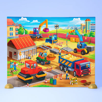 Building A Village - 80 Piece Junior Jigsaw Puzzle