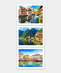 Journeys in Europe - Three 300 Piece Jigsaw Puzzles