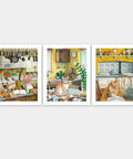 Cat in the Kitchen - Three 300 Piece Jigsaw Puzzles