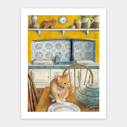 Cat in the Kitchen - Three 300 Piece Jigsaw Puzzles