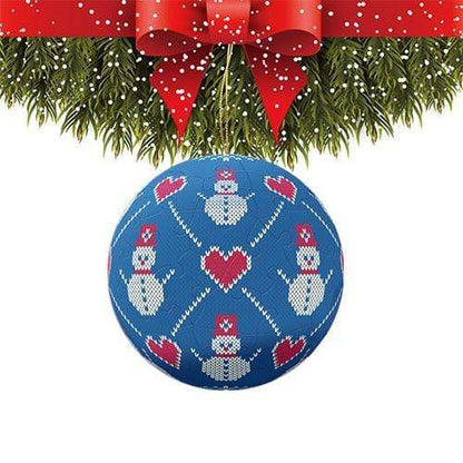 Lovely Snowman - 3" Puzzle Ornament