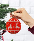 Red Forest - 3" Puzzle Ornament