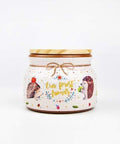 Hedgehog and Apple - Small Jar Jigsaw Puzzle