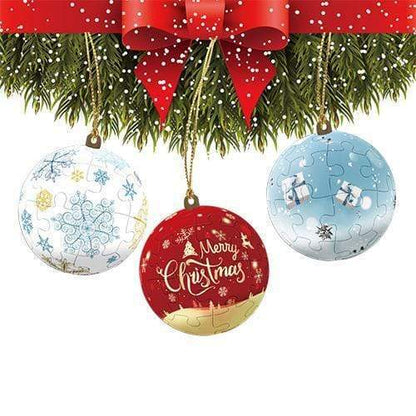 Wonderful Christmas - 1.57" Puzzle Ornament Combo