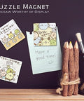 Bread Tree - 6 x 16pcs Jigsaw Puzzle Magnets