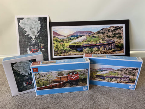 The Jacobite Steam Train, Scotland - 1000 Piece Jigsaw Puzzle