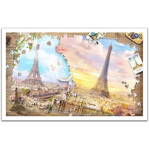 Puzzle in Puzzle - The Magnificent Eiffel Tower - 1000 Piece Jigsaw Puzzle