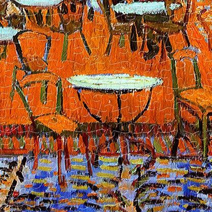 Cafe Terrace, Place du Forum - 1200 Piece Jigsaw Puzzle