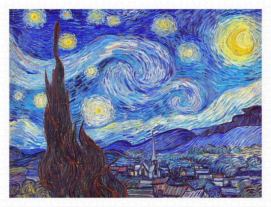 The Starry Night, June 1889 - 1200 Piece Jigsaw Puzzle