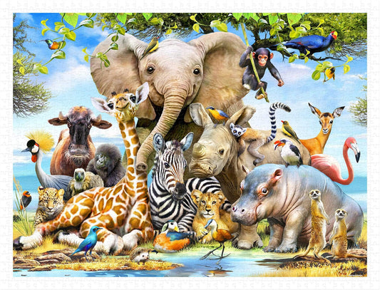 Africa Smile - 1200 Piece Jigsaw Puzzle