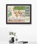 Ms. Cat - Philosopher Café - 1200 Piece Jigsaw Puzzle