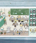 Ms. Cat - Philosopher Café - 1200 Piece Jigsaw Puzzle