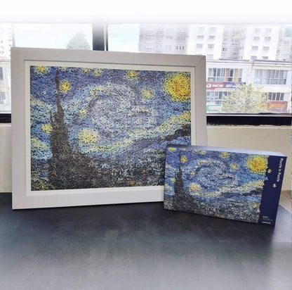 Puzzle in Puzzle - Van Gogh's Starry Night - 1200 Piece Jigsaw Puzzle