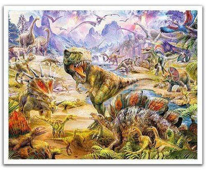 Dinosaurs - 2000 Piece Jigsaw Puzzle