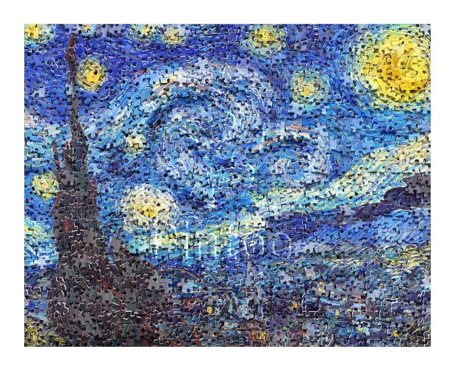 Puzzle in Puzzle - Van Gogh's Starry Night - 500 Piece Jigsaw Puzzle