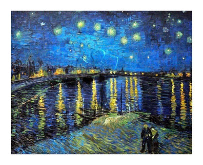Starry Night Over the Rhone, 1888 - 500 Piece Jigsaw Puzzle