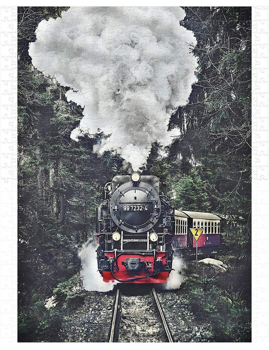 The Steam Train, Switzerland - 600 Piece Jigsaw Puzzle