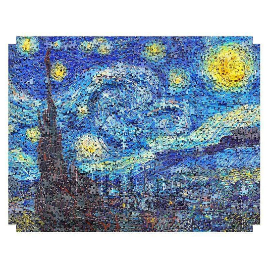 Puzzle in Puzzle - Van Gogh's Starry Night - 1336 Piece Jigsaw Puzzle