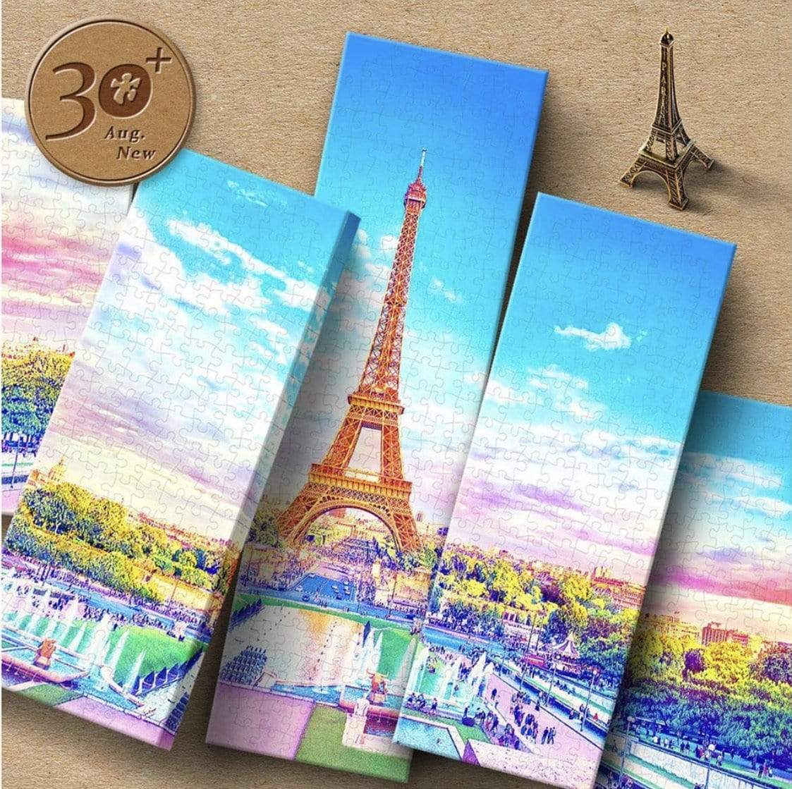 Beautiful Paris - 792 Piece Jigsaw Puzzle Canvas