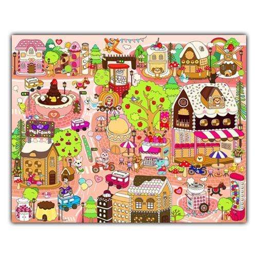 Candy Village - 80 Piece Junior Jigsaw Puzzle