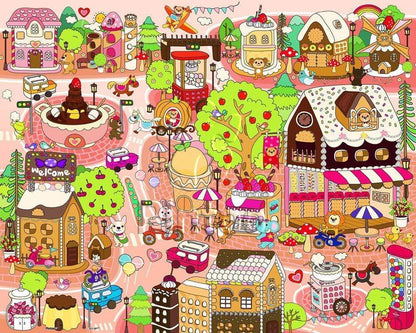 Candy Village - 80 Piece Junior Jigsaw Puzzle