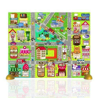 Cute Street Map - 80 Piece Junior Jigsaw Puzzle